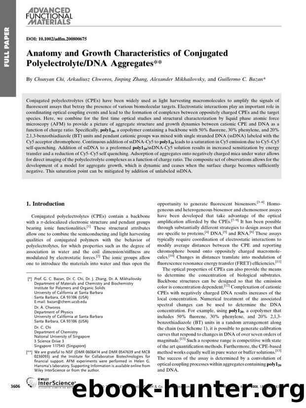 Anatomy and Growth Characteristics of Conjugated PolyelectrolyteDNA Aggregates by Unknown