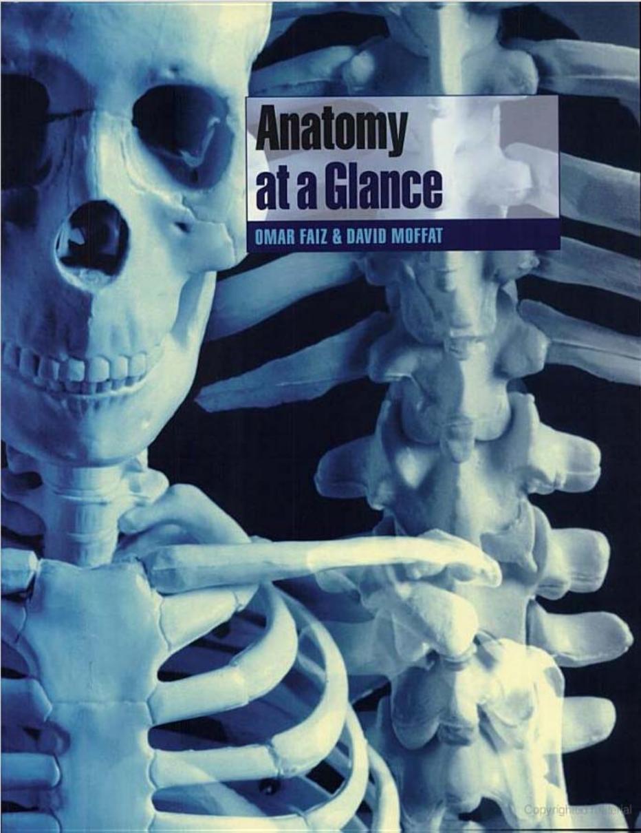 Anatomy at a glance by Faiz O. Moffat D.B