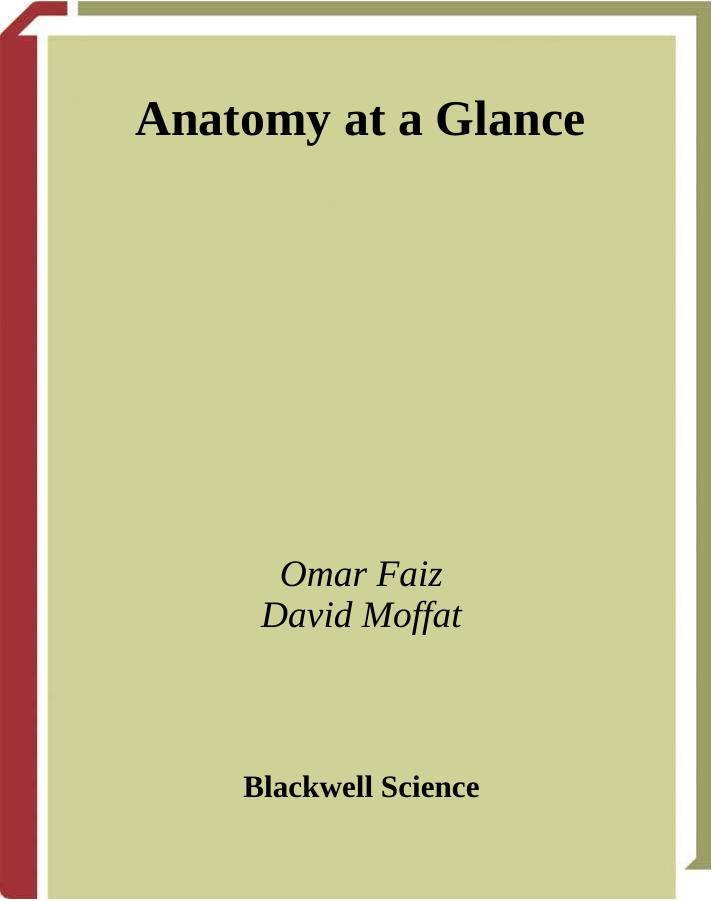 Anatomy at a glance by Omar Faiz David Moffat