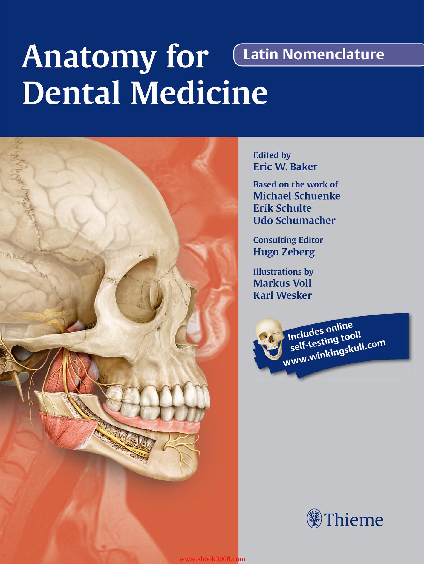 Anatomy for Dental Medicine, Latin Nomenclature by Unknow