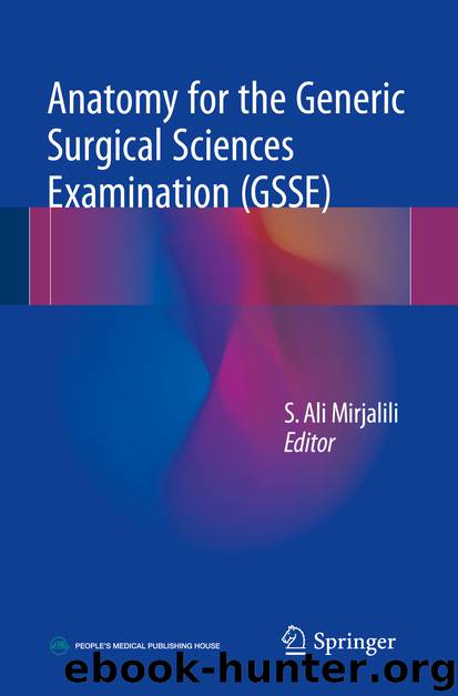 Anatomy for the Generic Surgical Sciences Examination (GSSE) by S. Ali Mirjalili