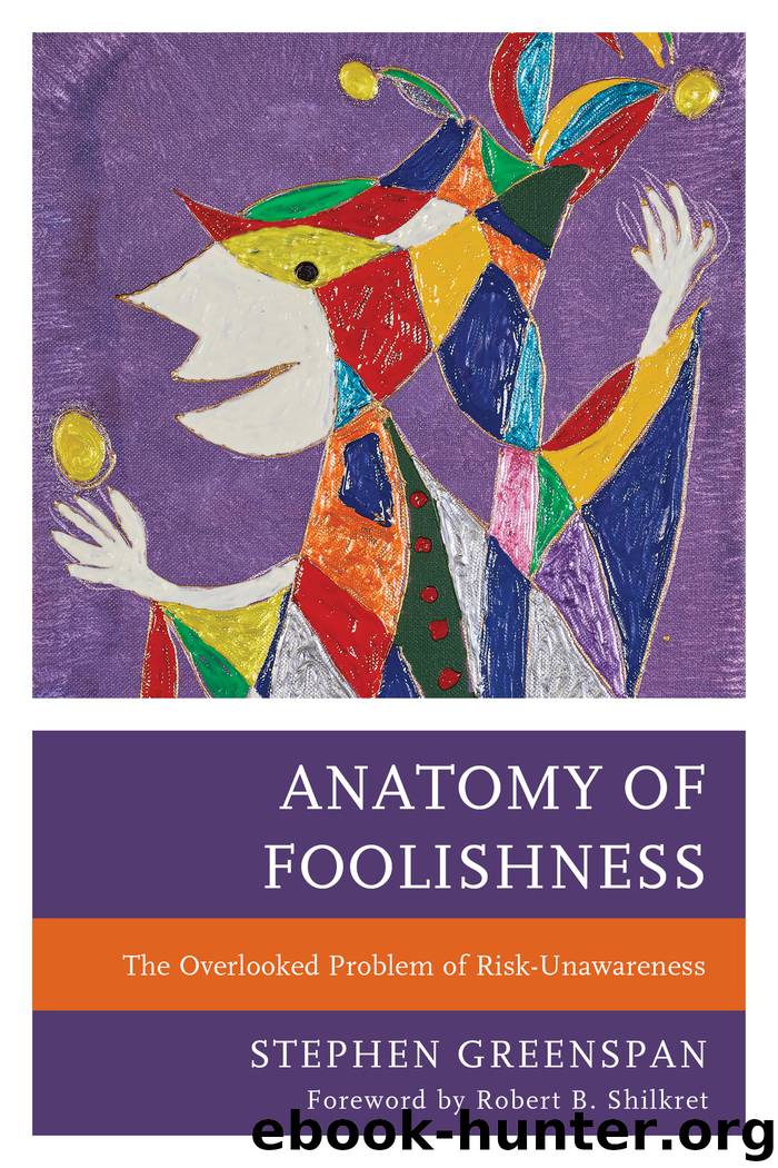 Anatomy of Foolishness by Stephen Greenspan - free ebooks download