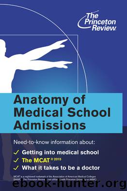 Anatomy of Medical School Admissions by Princeton Review