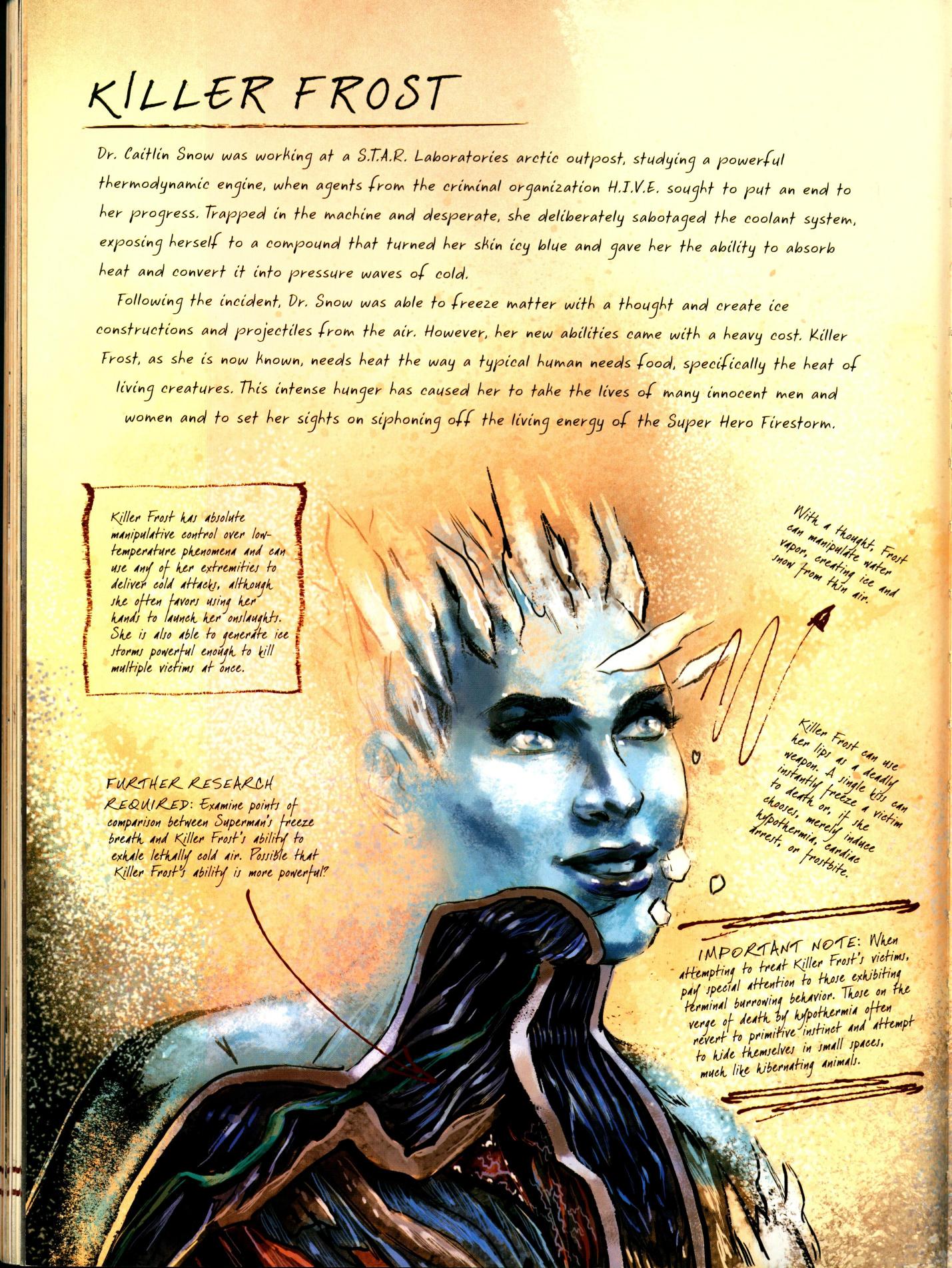 Anatomy of a Metahuman 12 Killer Frost and Conclusion by Unknown