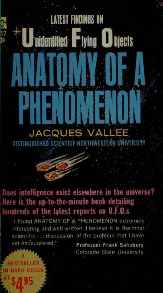 Anatomy of a Phenomenon by Jacques Vallee