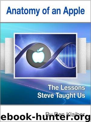 Anatomy of an Apple - The Lessons Steve Taught Us by Ben Klaiber