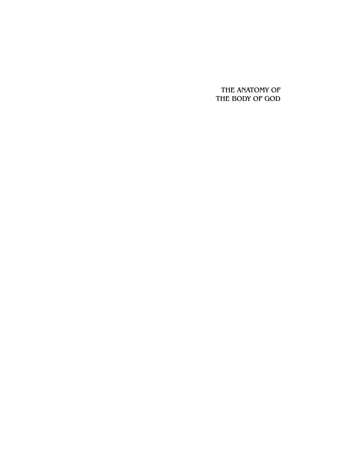 Anatomy of the Body of God by Frater Achad