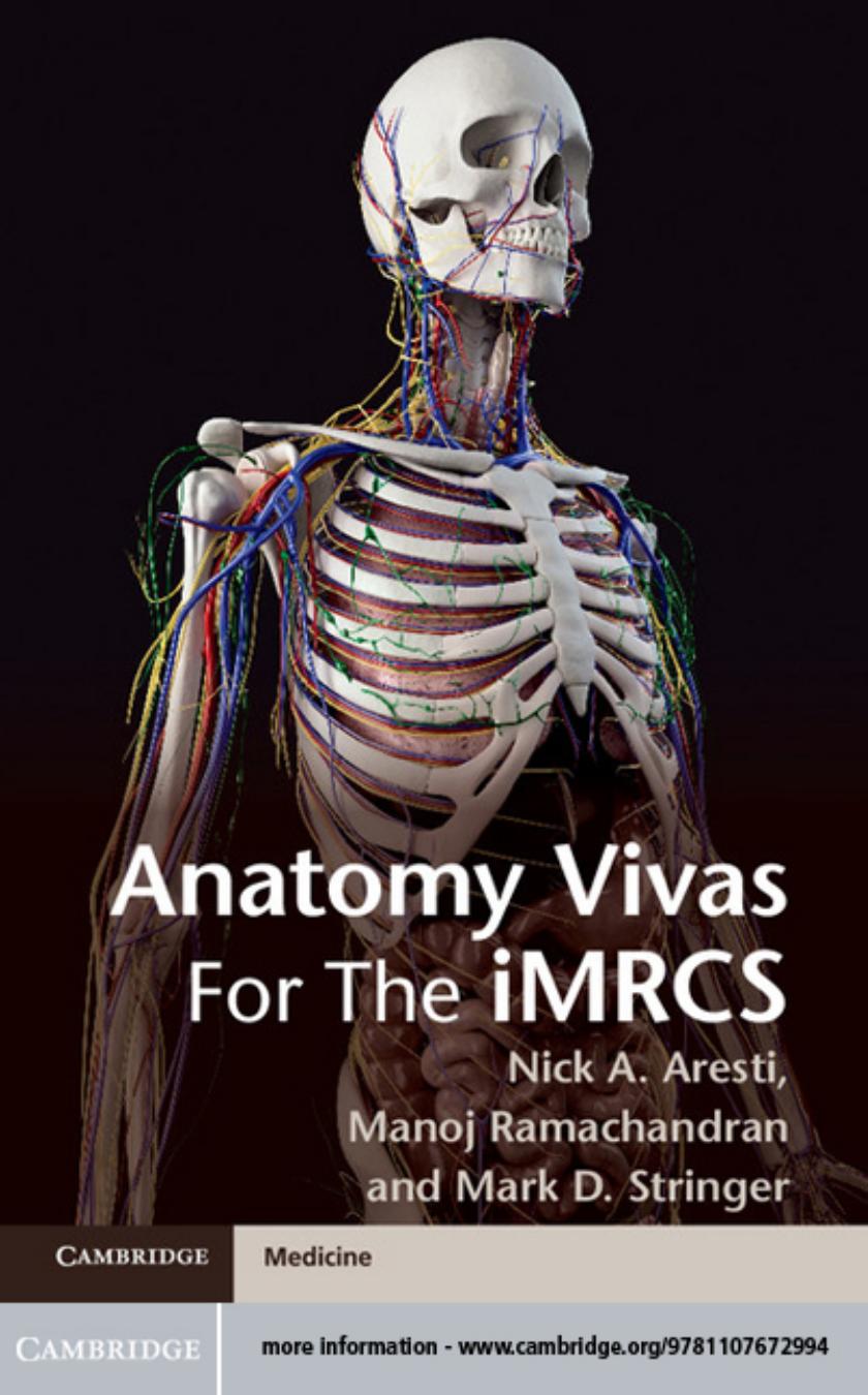 Anatomy vivas for the intercollegiate MRCS by Nick Aresti; Manoj Ramachandran; Mark Stringer