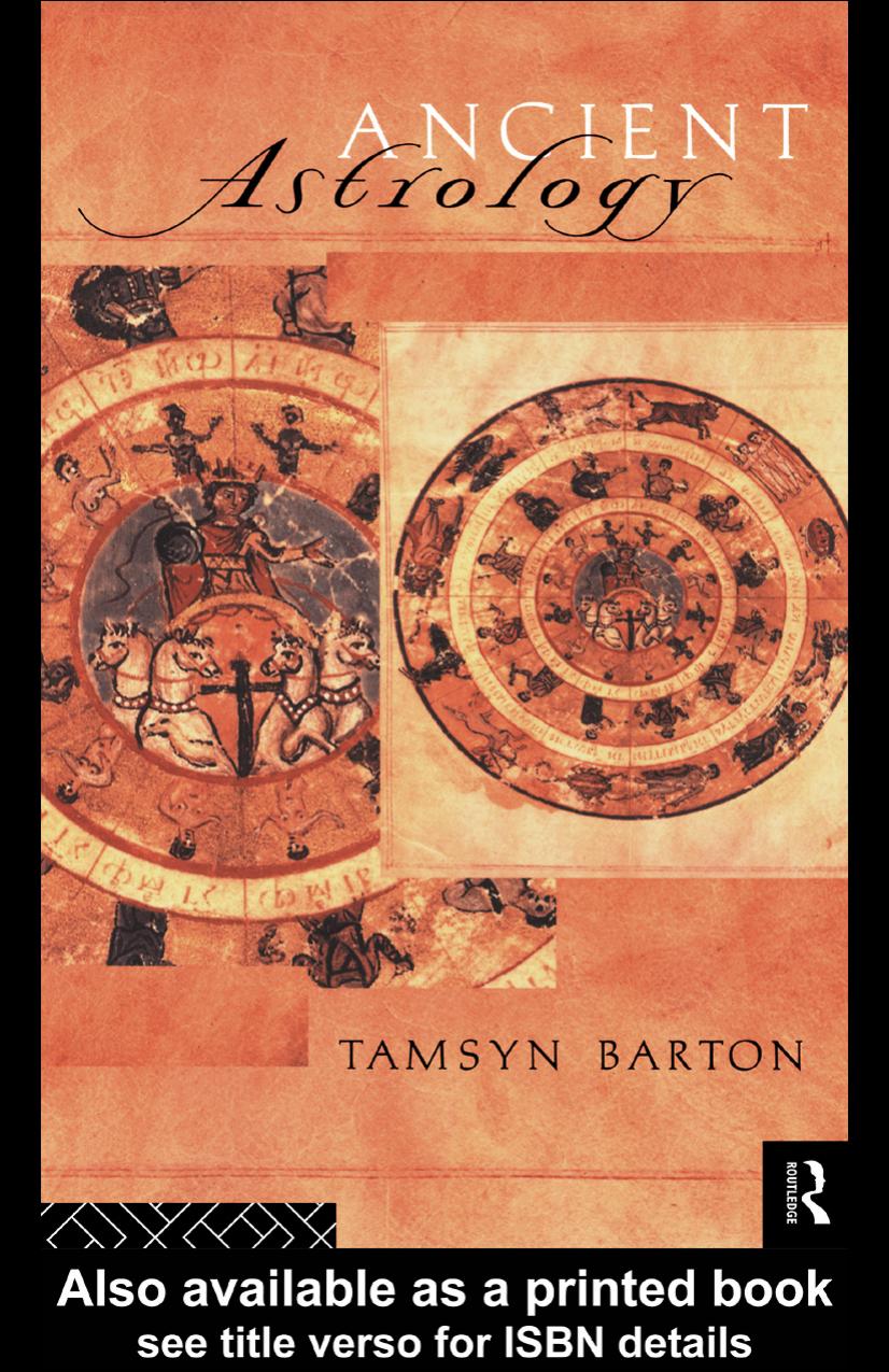 Ancient Astrology by Barton