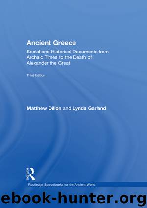 Ancient Greece by Dillon Matthew Garland Lynda & Lynda Garland