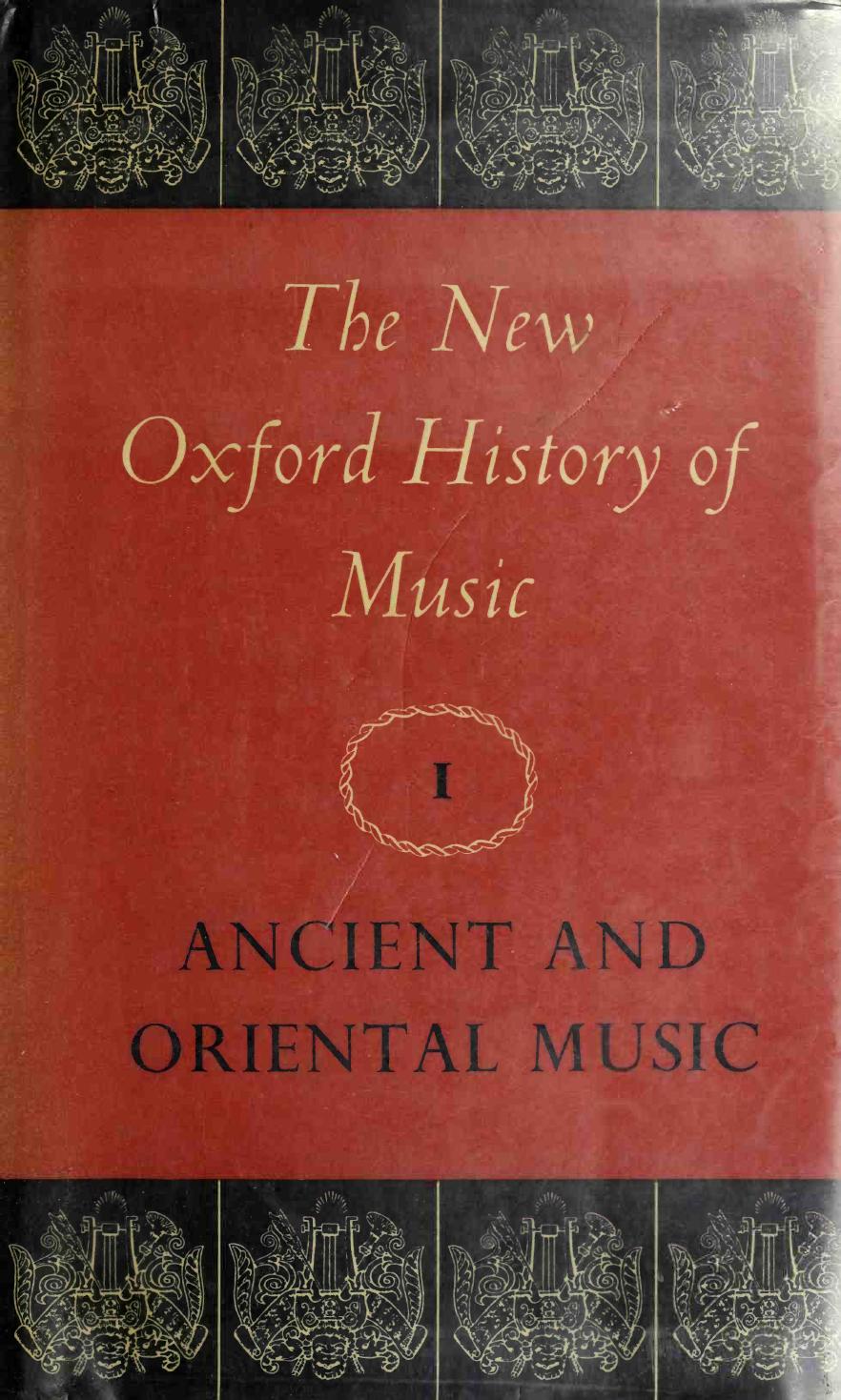 Ancient and Oriental Music by Wellesz Egon (ed.)