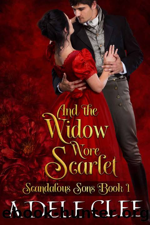And The Widow Wore Scarlet by Adele Clee