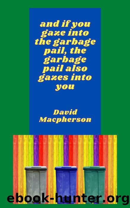And if You Gaze Into the Garbage Pail, the Garbage Pail Also Gazes Into You (The Library of Disposable Art, #6) by David Macpherson