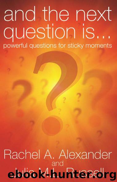 And the Next Question is... by Rachel Alexander