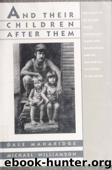And their children after them : the legacy of Let us now praise famous men, James Agee, Walker Evans, and the rise and fall of cotton in the South by Maharidge Dale;Williamson Michael & Williamson Michael