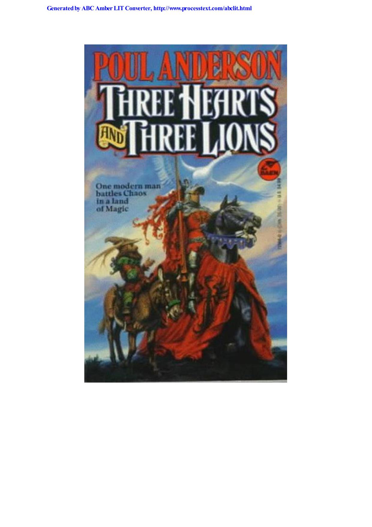 poul anderson three hearts and three lions
