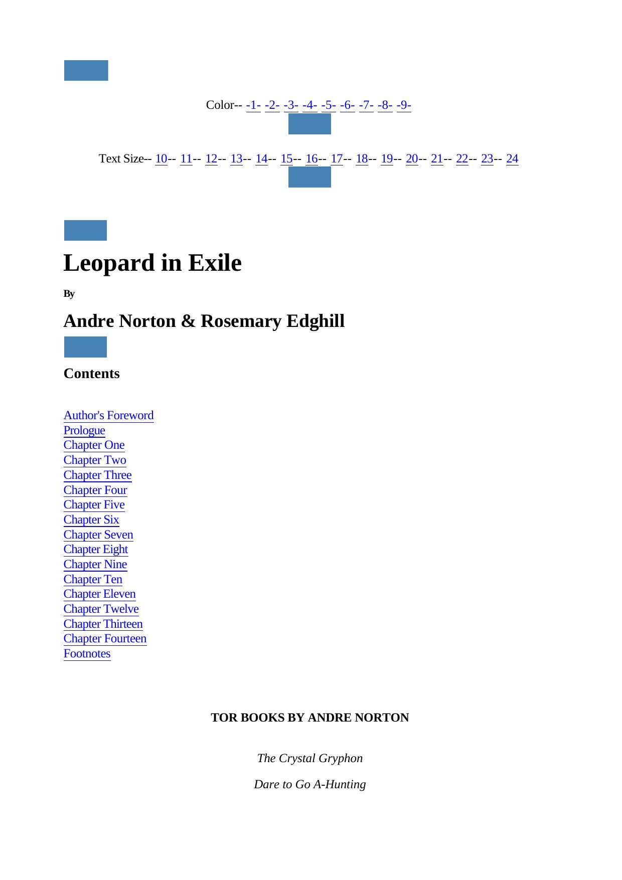 Andre Norton Rosemary Edghill Carolus Rex 2 Leopard in Exile by Unknown