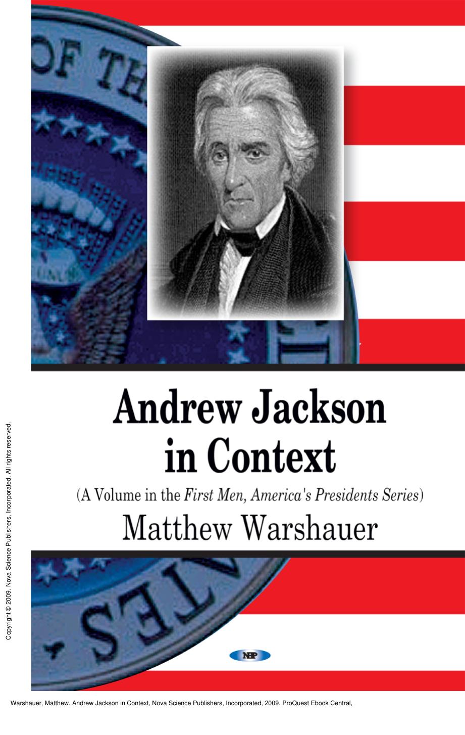 Andrew Jackson in Context by Matthew Warshauer
