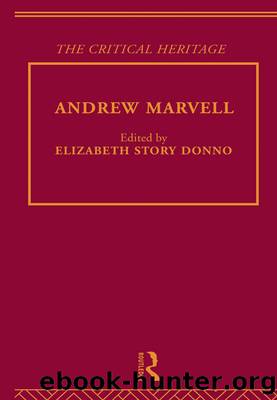 Andrew Marvell by Marvell Andrew; Wilcher Robert; Wilcher Robert