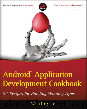Android Application Development Cookbook by Wei-Meng Lee