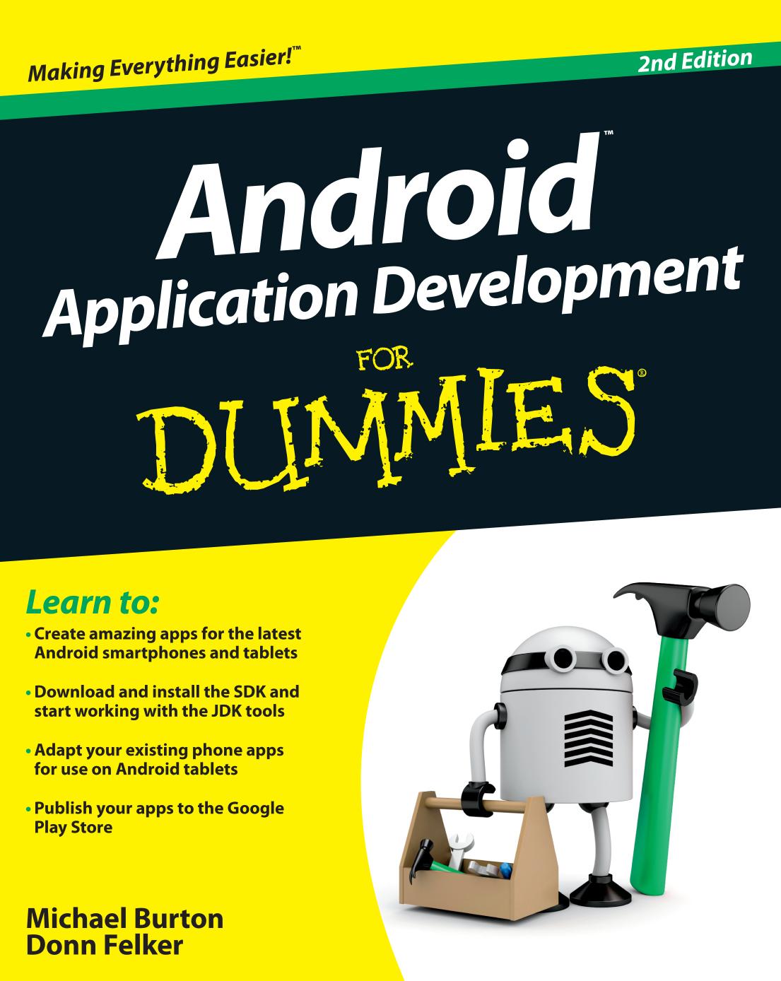 Android Application Development For Dummies by Burton Michael;Felker Donn