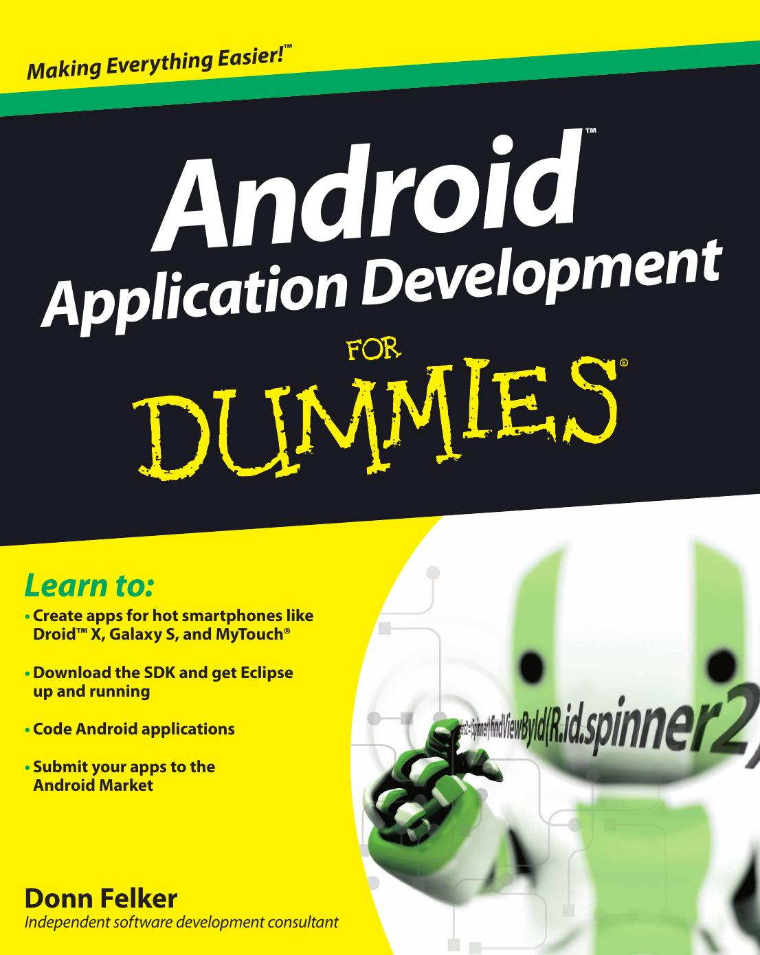 Android Application Development For Dummies by Donn Felker