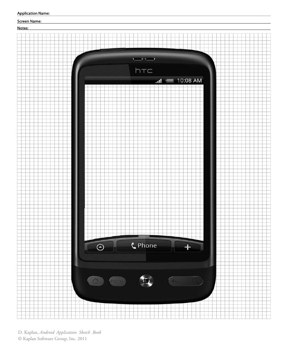 Android Application Sketch Book by Dean Kaplan (auth.)