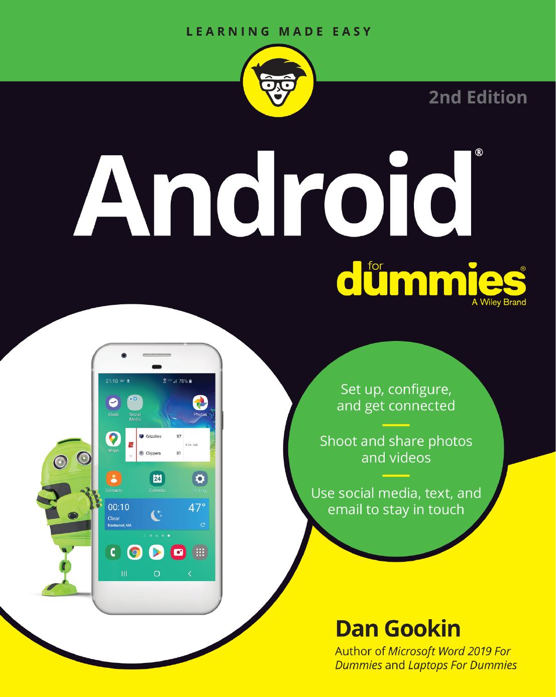 Android For Dummies by Dan Gookin