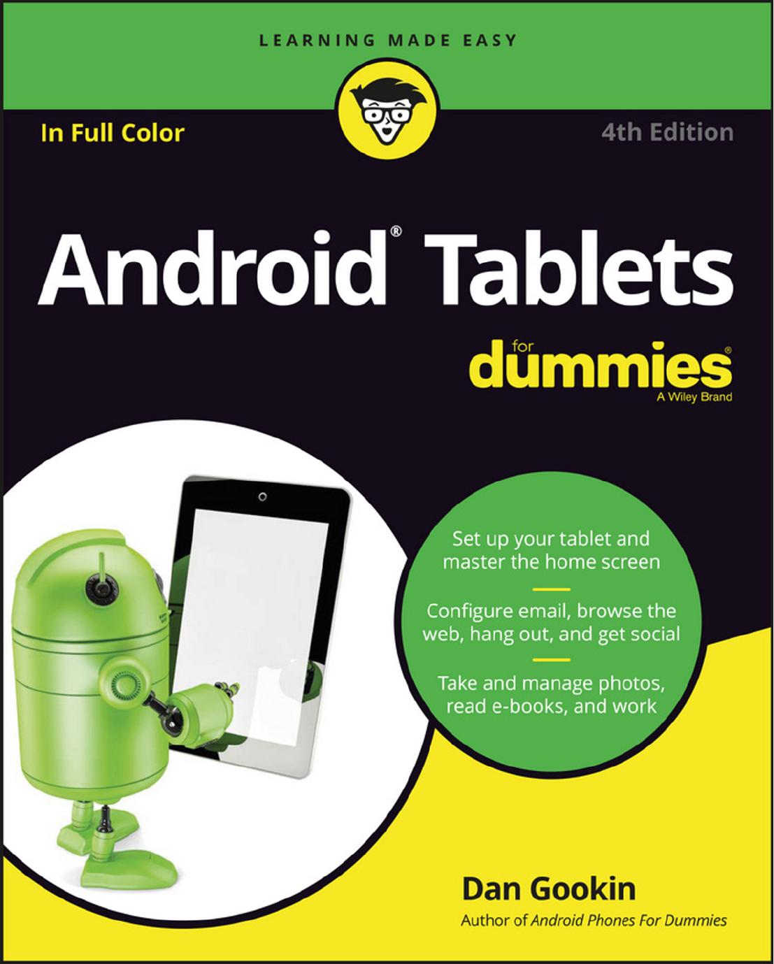 Android Tablets For Dummies by Dan Gookin