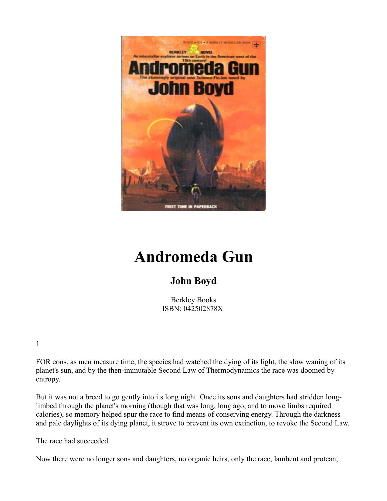 Andromeda Gun by John Boyd