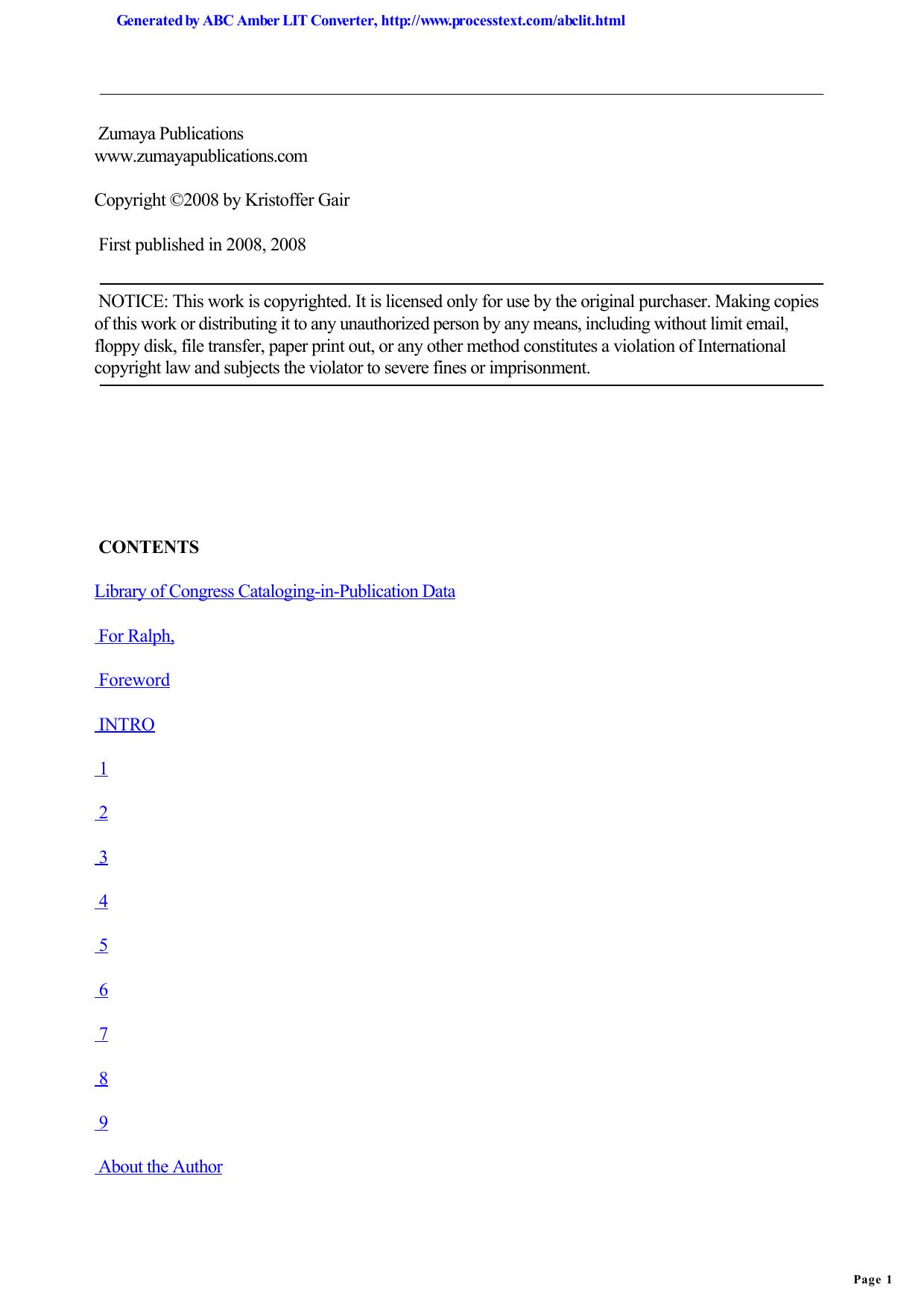 Andy Stevenson vs. The Lord of the Loins by Kage Alan