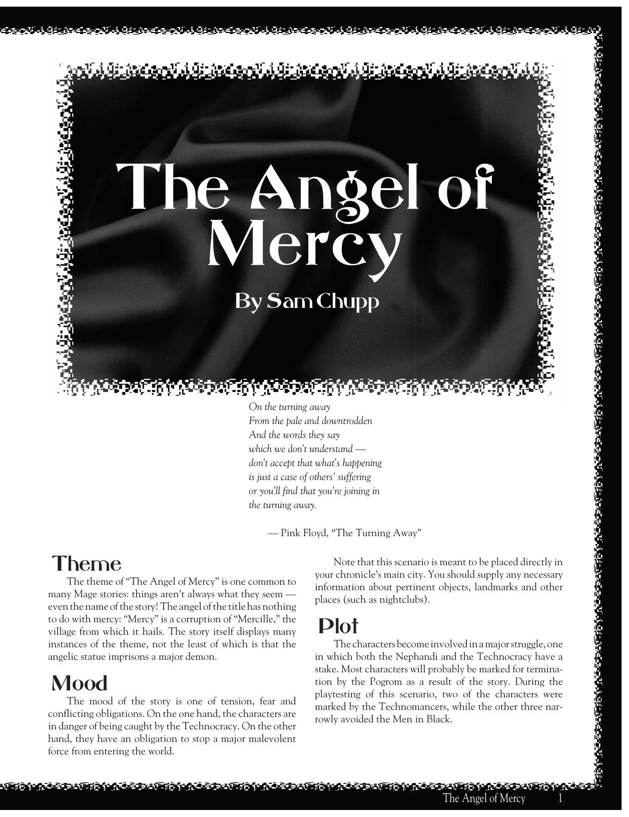 Angel of Mercy (1st edition) by Unknown