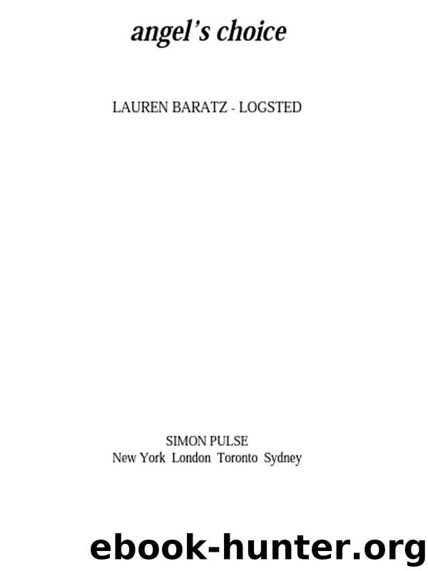 Angel's Choice by Lauren Baratz-Logsted