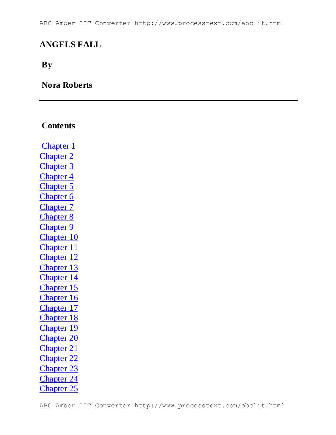 Angels Fall-Nora Roberts(2006) by Unknown