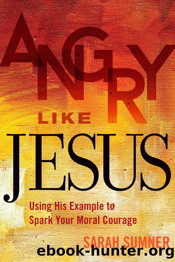 Angry Like Jesus: Using His Example to Spark Your Moral Courage by Sarah Sumner