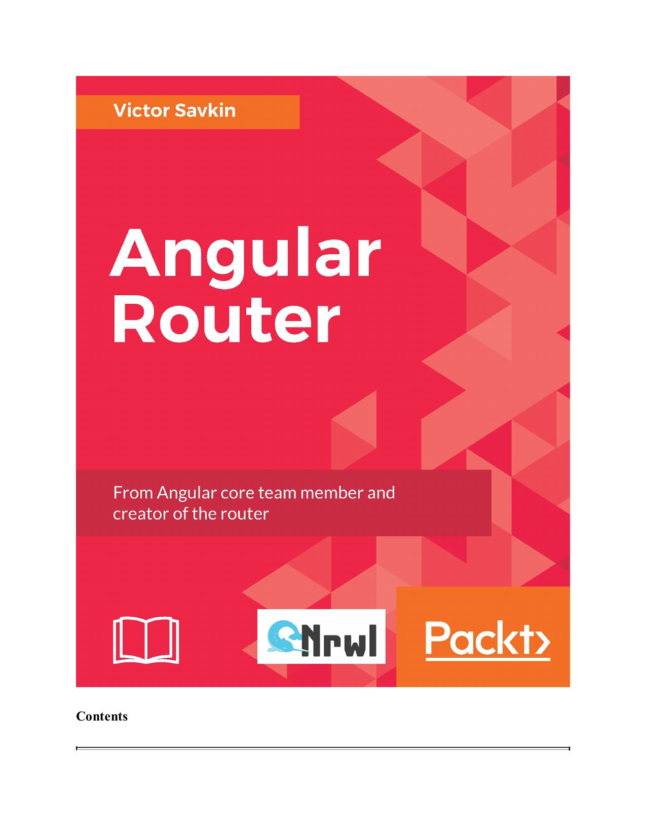 Angular Router by Savkin Victor