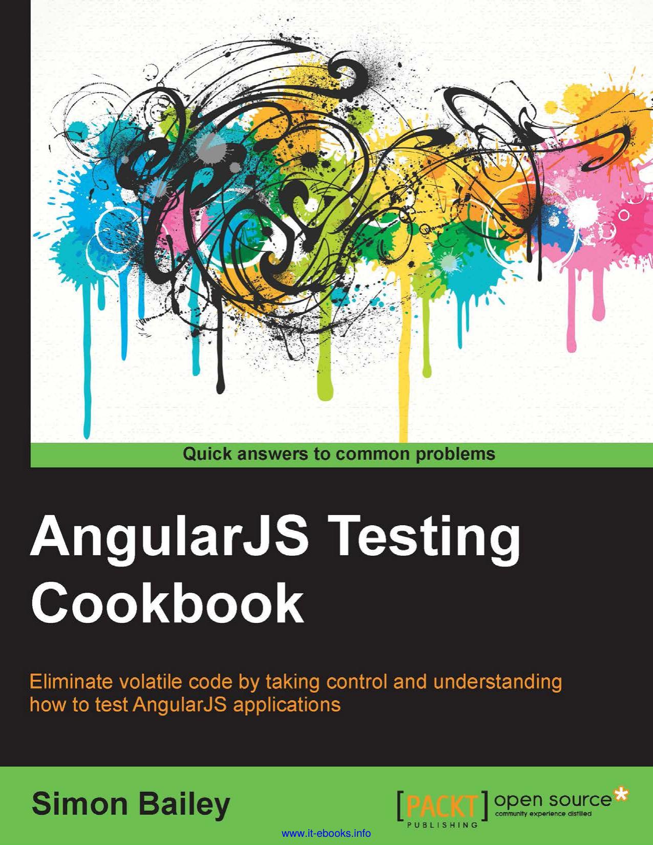 AngularJS Testing Cookbook by Unknown