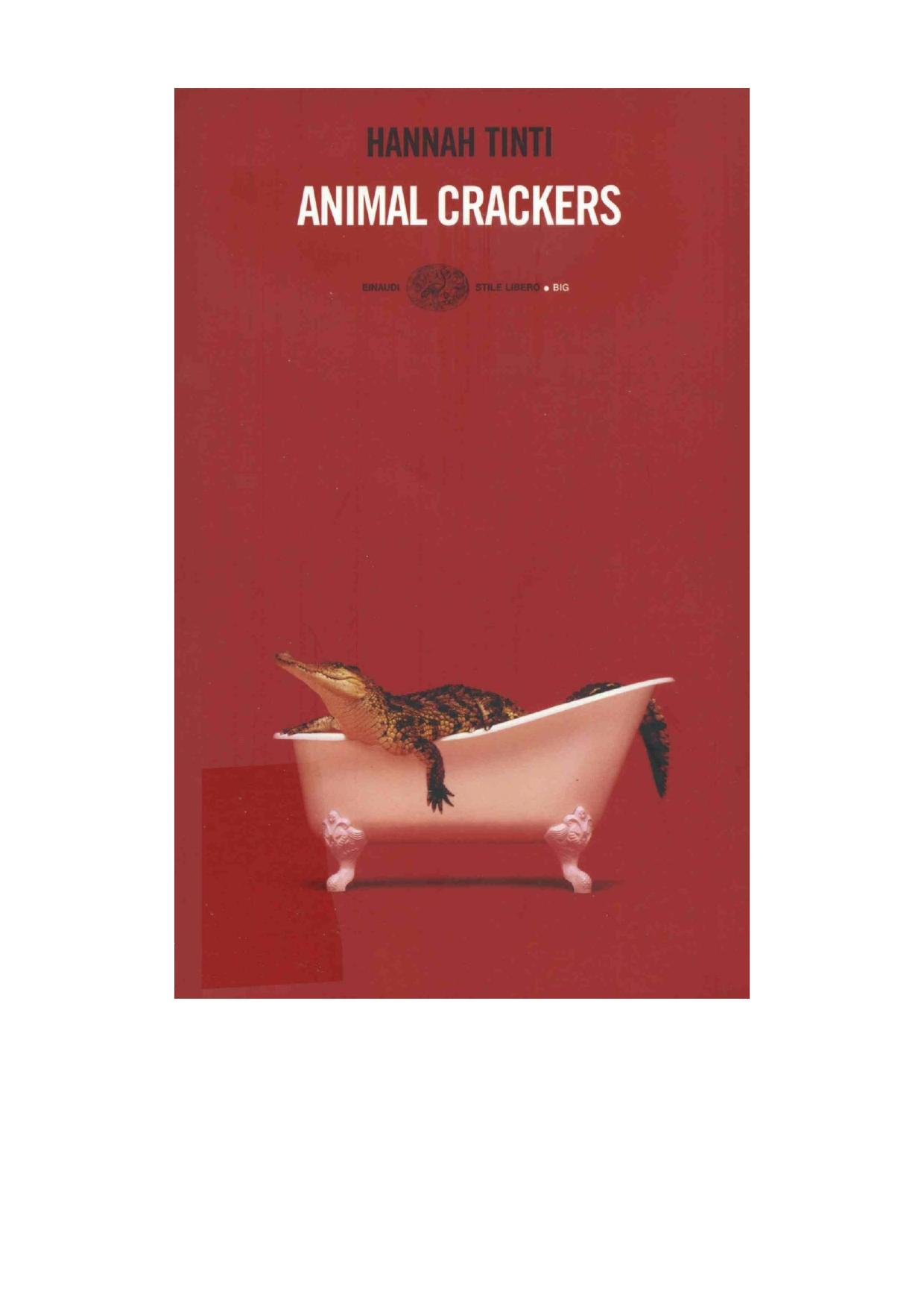 Animal Crackers by Hannah Tinti
