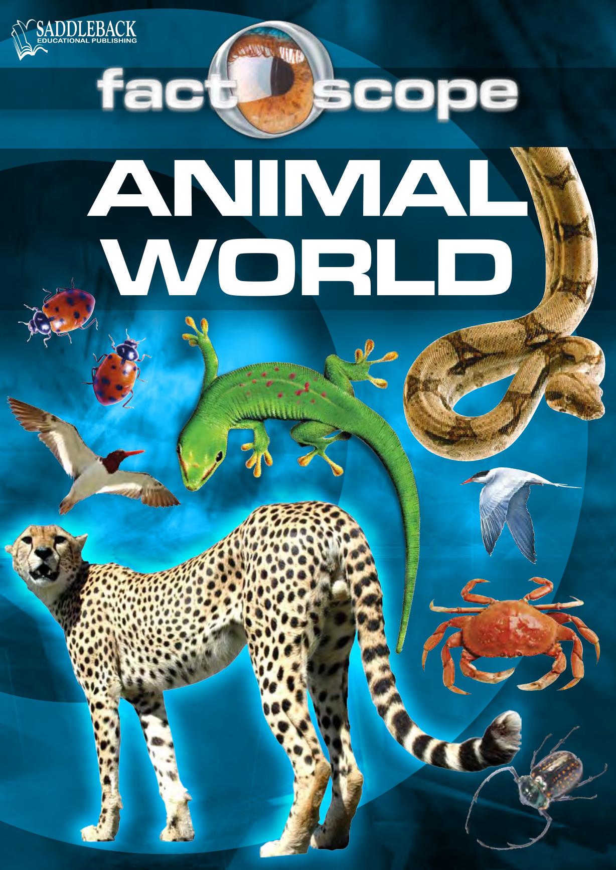 Animal World, Factoscope by Saddleback Educational Publishing Bookmatrix
