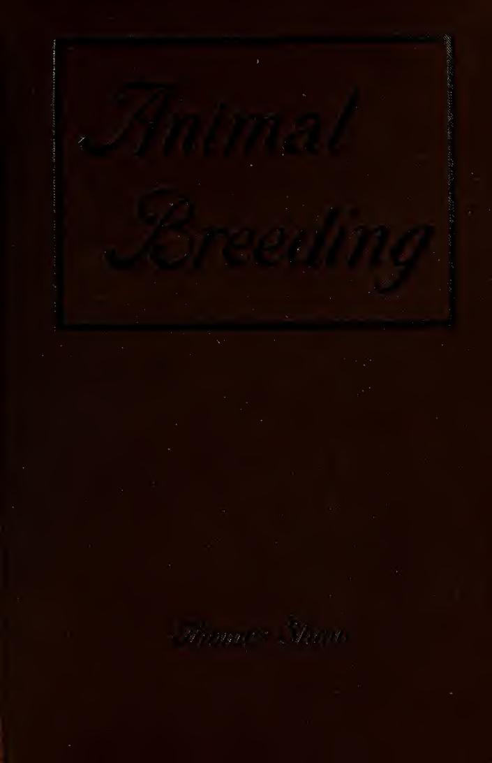 Animal breeding; by Shaw Thomas 1843-