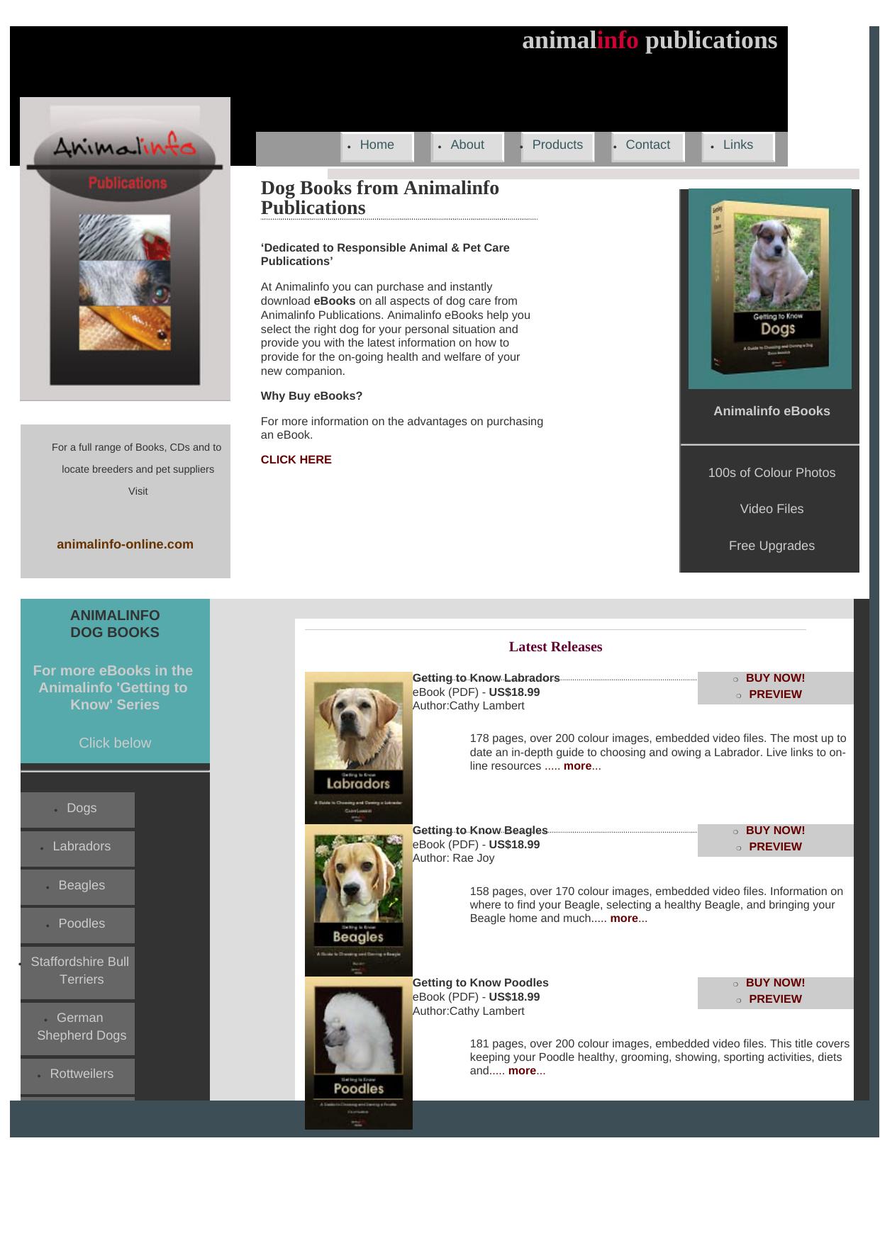 Animalinfo Pet Care Publications. by Best of Kuszter's Collection