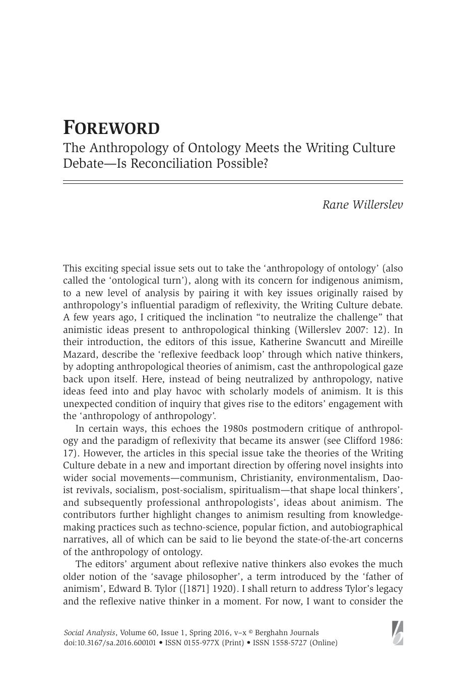 Animism beyond the Soul: Ontology, Reflexivity, and the Making of Anthropological Knowledge by Katherine Swancutt and Mireille Mazard