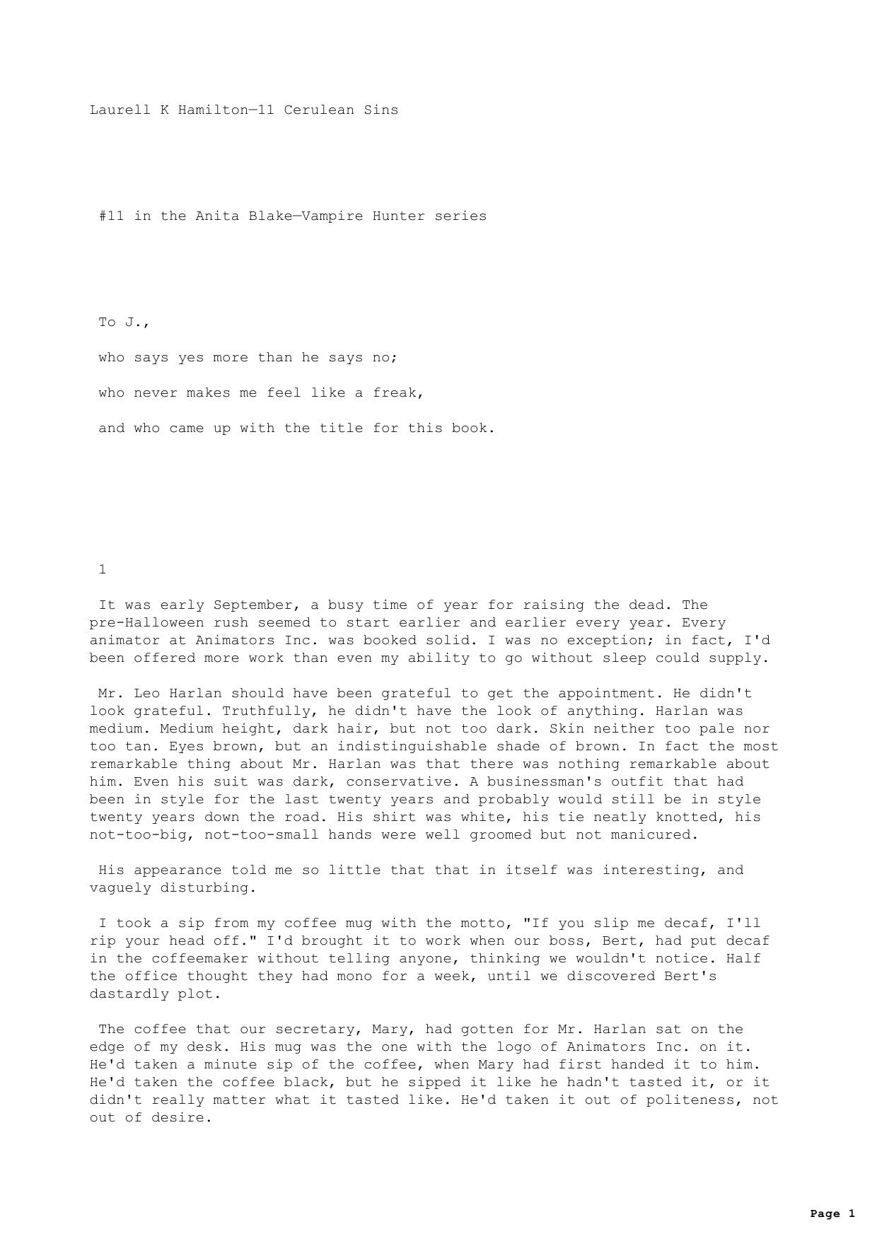 Anita Blake Vampire Hunter 11 by Cerulean Sins