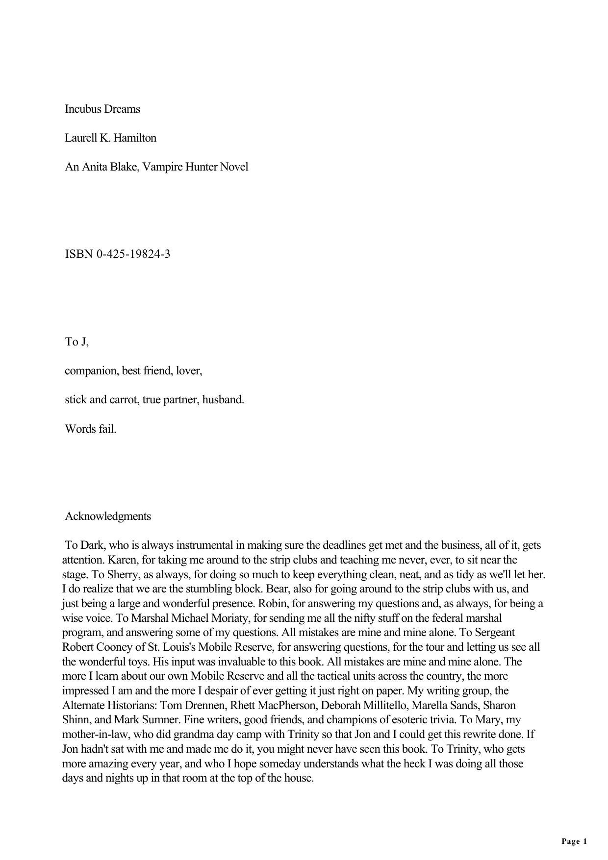 Anita Blake Vampire Hunter 12 by Incubus Dreams