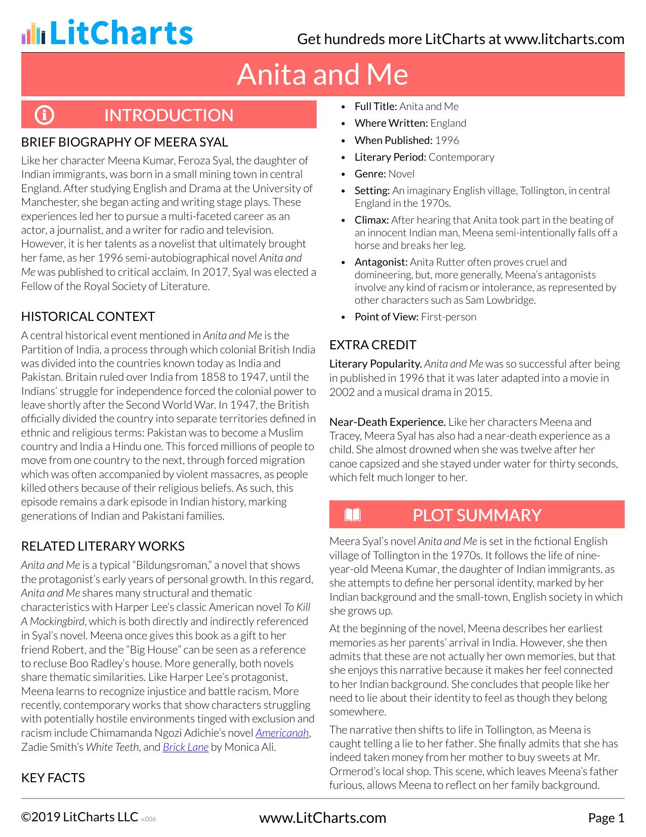 Anita and Me by Unknown