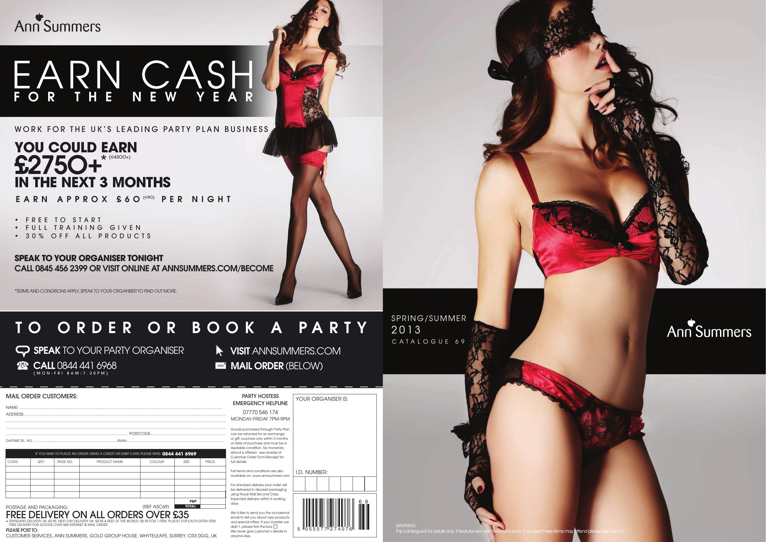 Ann Summers - Lingerie Spring Summer Collection Catalog 2013 by Unknow