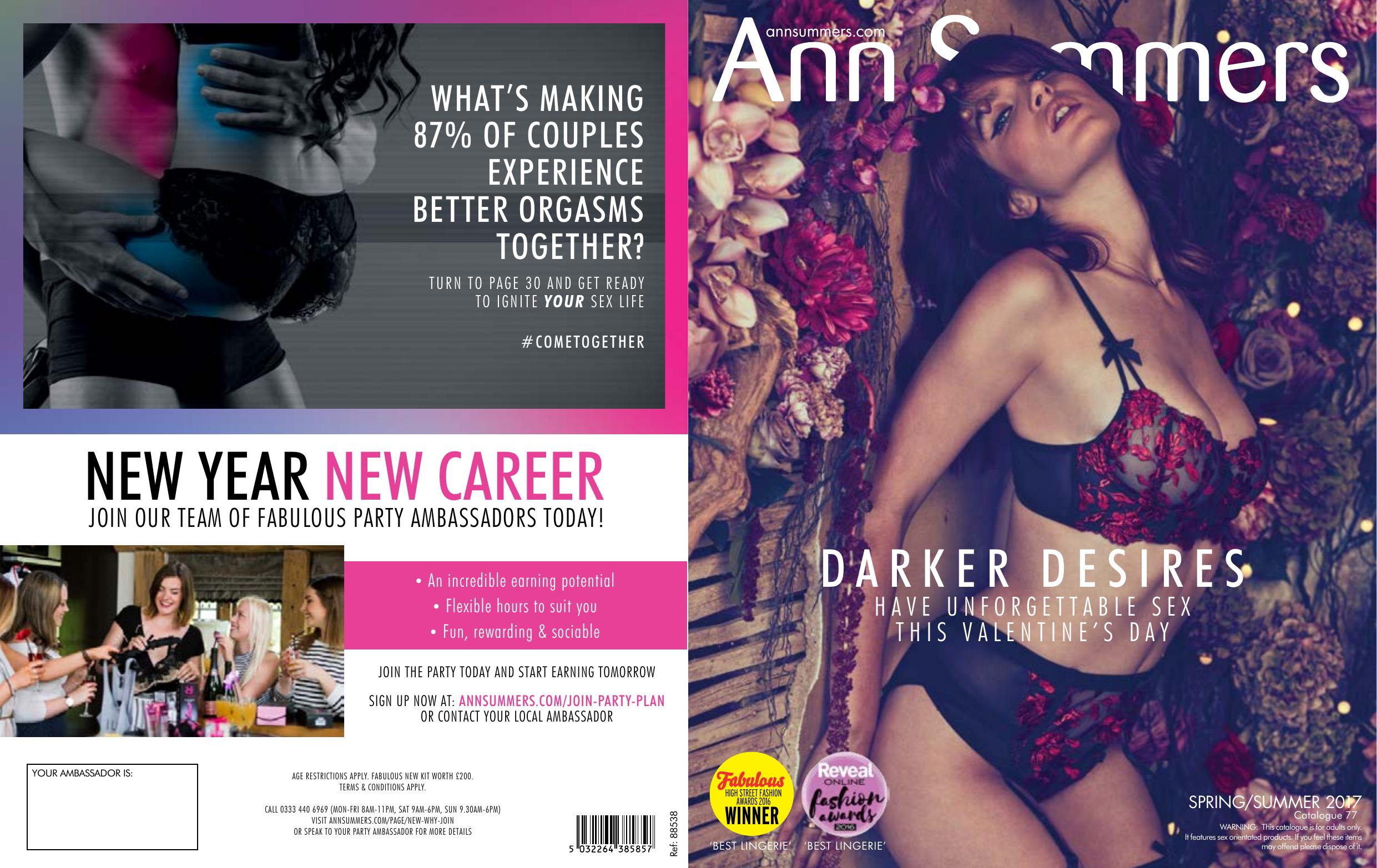 Ann Summers - Lingerie Spring Summer Collection Catalog 2017 by Unknow