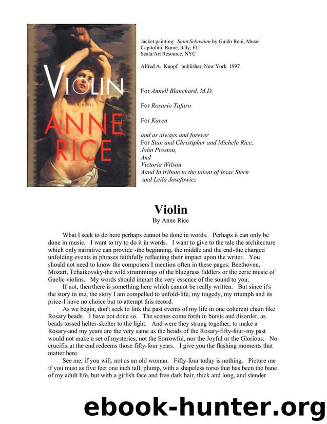 Anne Rice - Violin.PDF by Administrator
