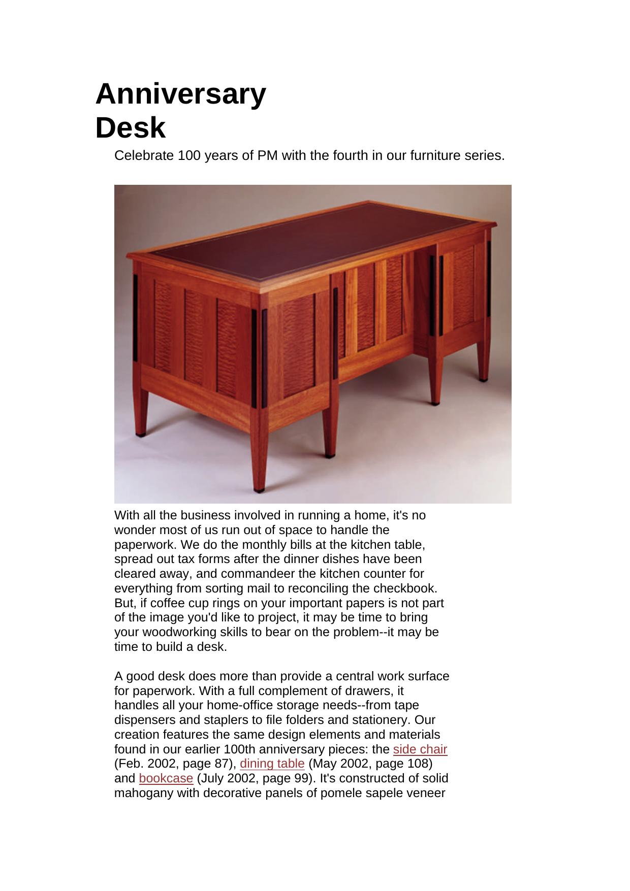 Anniversary Desk by Home