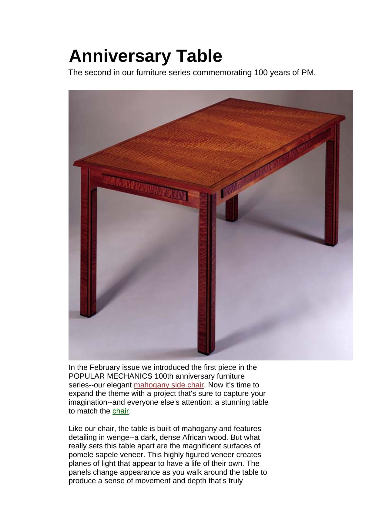 Anniversary Table by Home